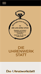 Mobile Screenshot of dieuhrenwerkstatt.de